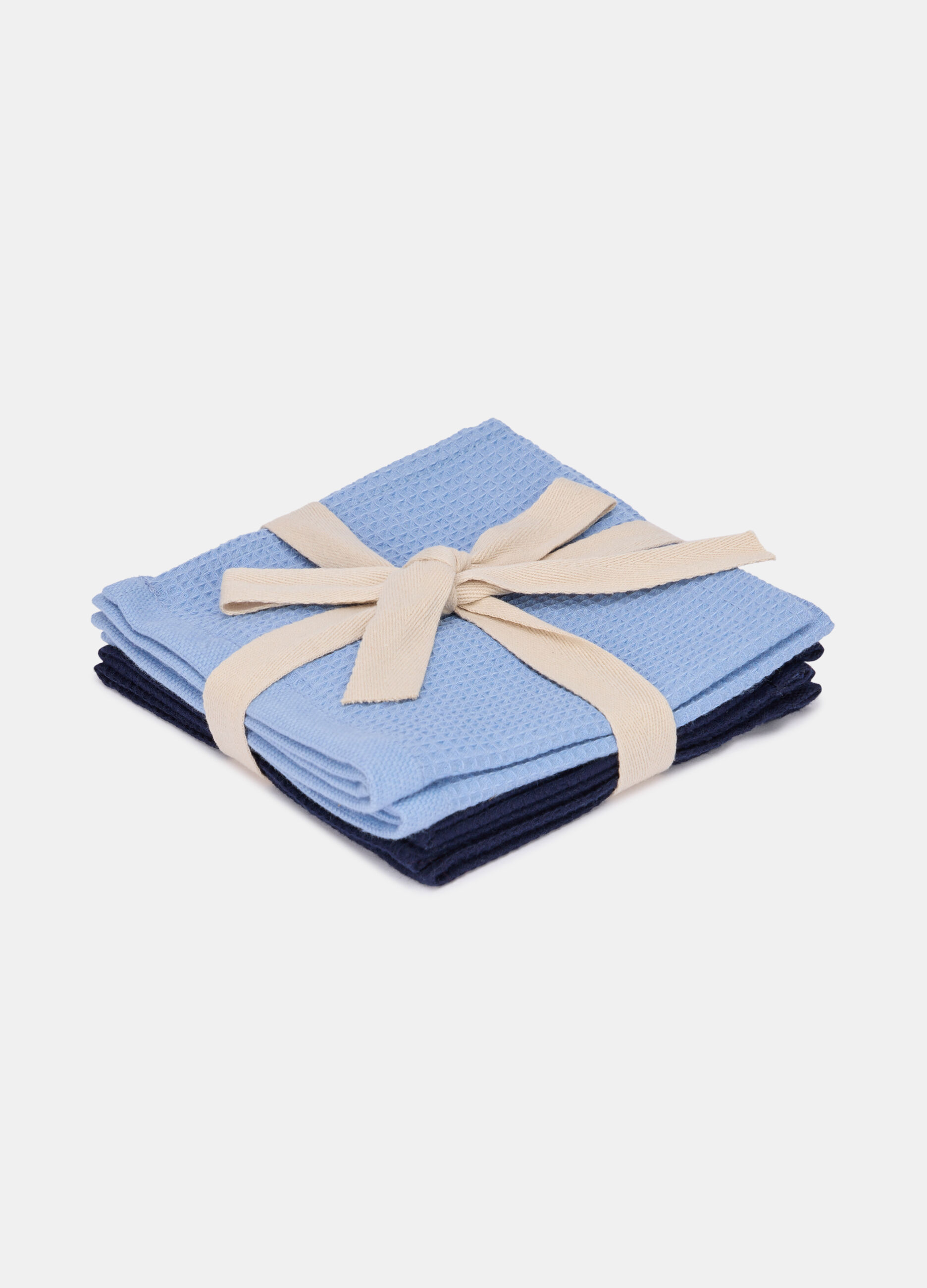 2-Pack face towels in cotton blend_0