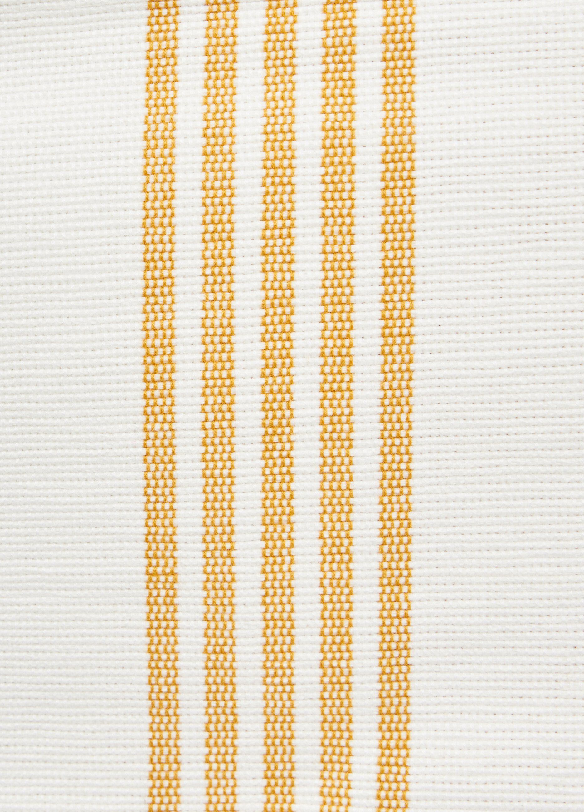 Runner in puro cotone a righe_1