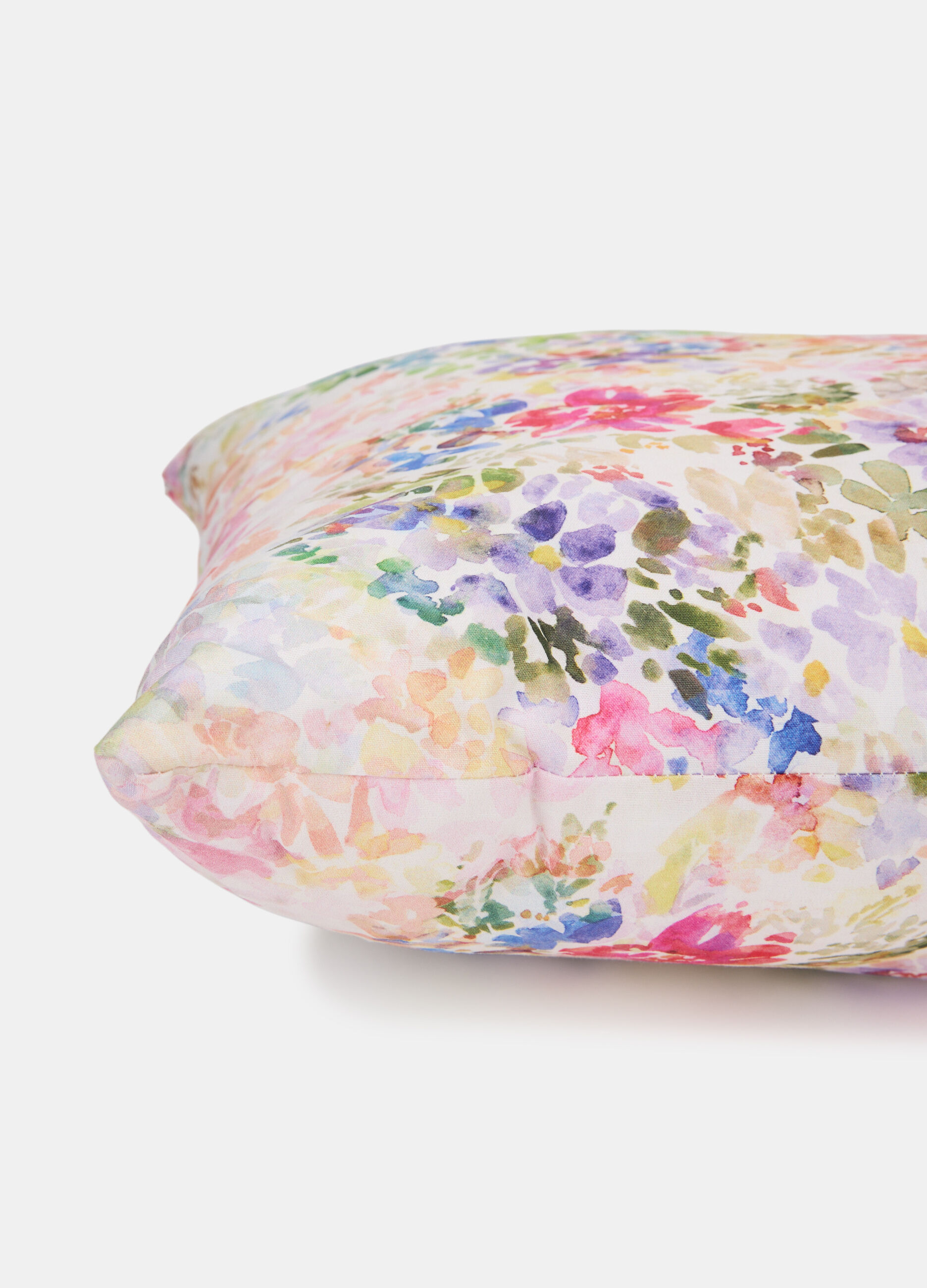 Cuscino imbottito con motivo floreale_1