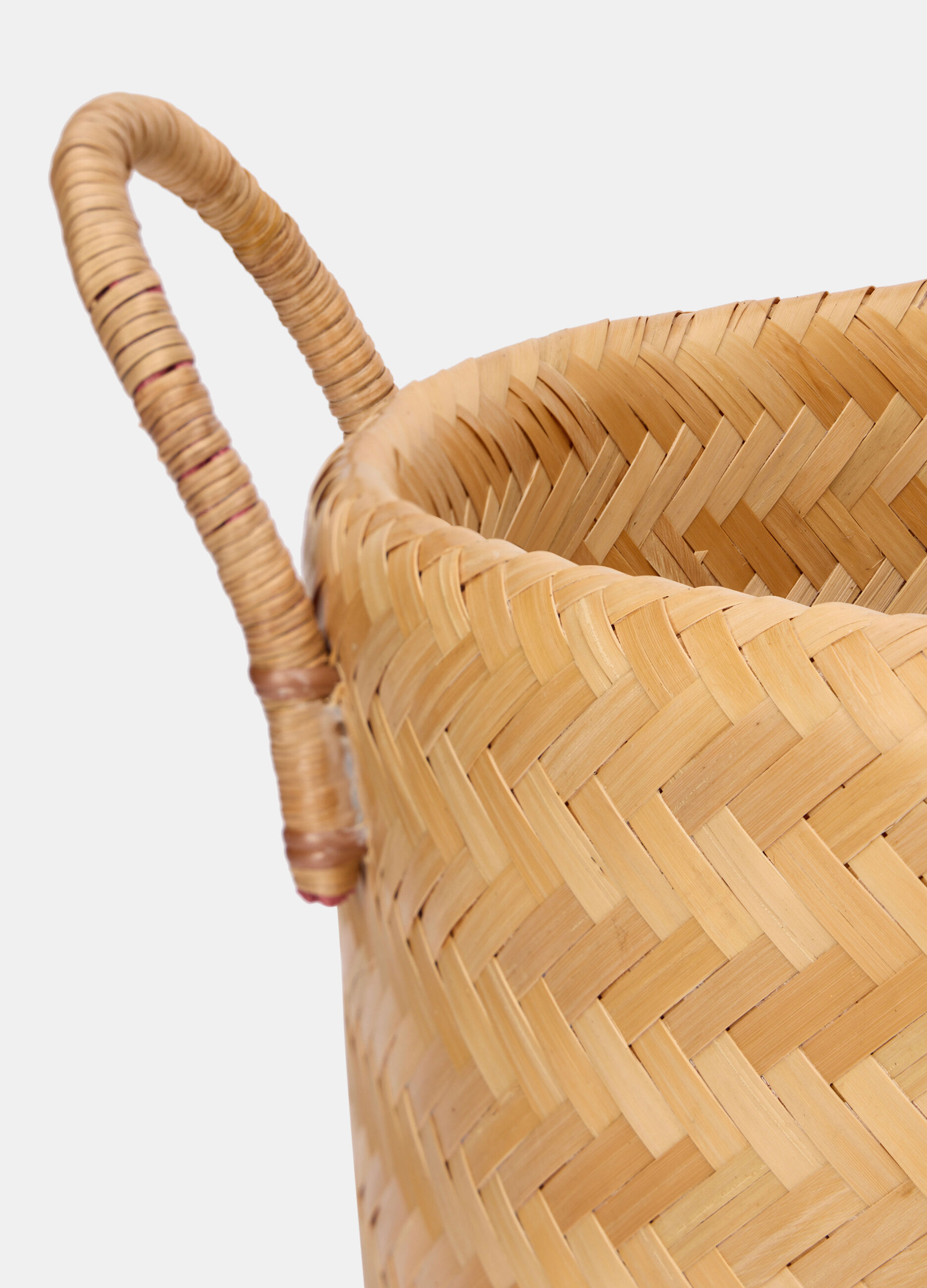 Round basket in bamboo_1