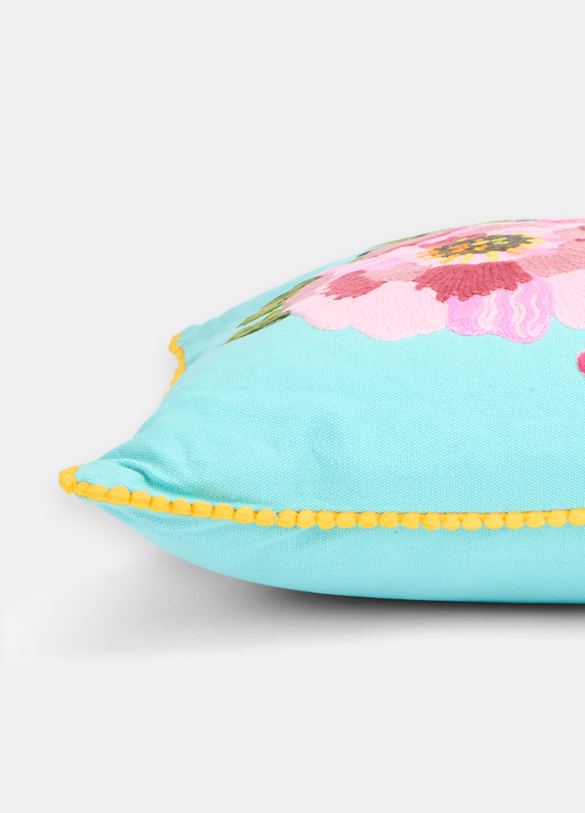 Cuscino rettangolare con ricami multicolor_1