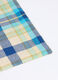 Rectangular check cotton table mat_1