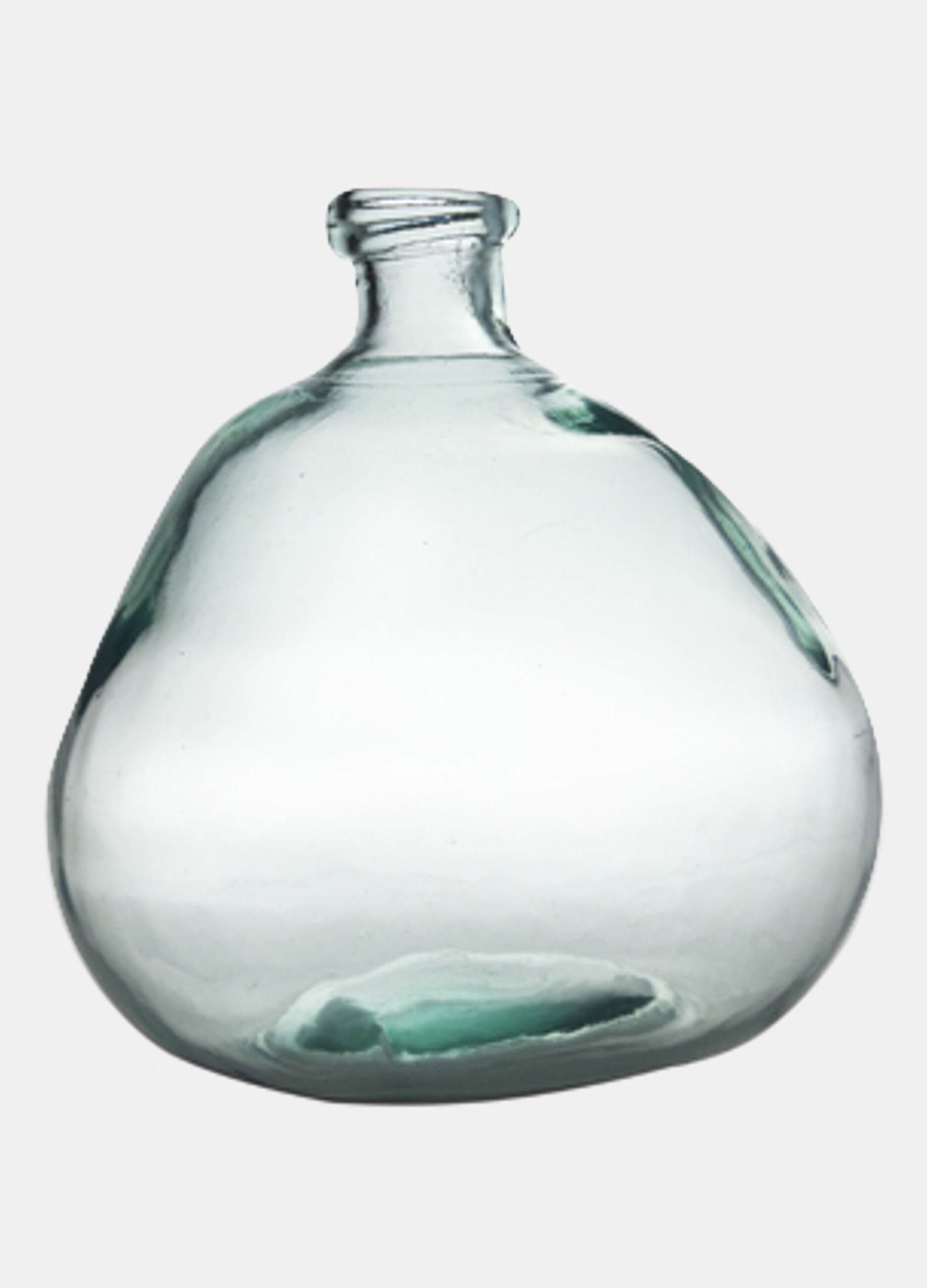 Vaso in vetro trasparente Made in Italy_0