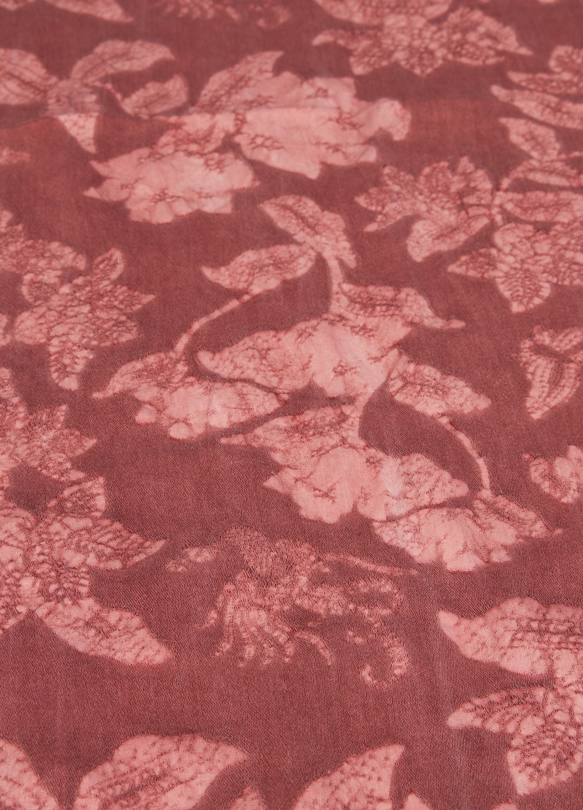 Runner in cotone lavato con stampa jacquard