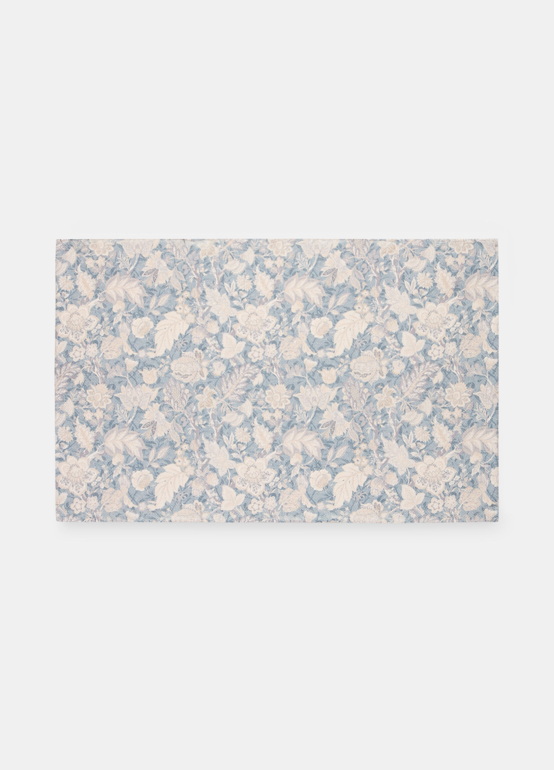 Tappeto grande a fiori fatto a mano_0