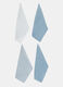 4-pack tea towels in 100% cotton_0