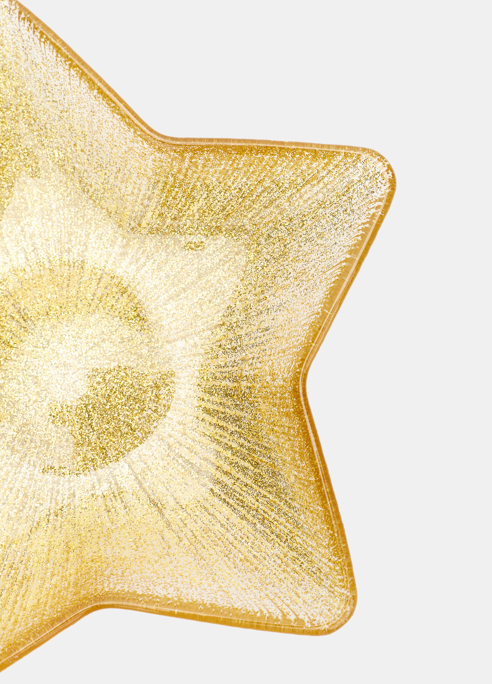 Ciotola a stella extra large in vetro dorato_1