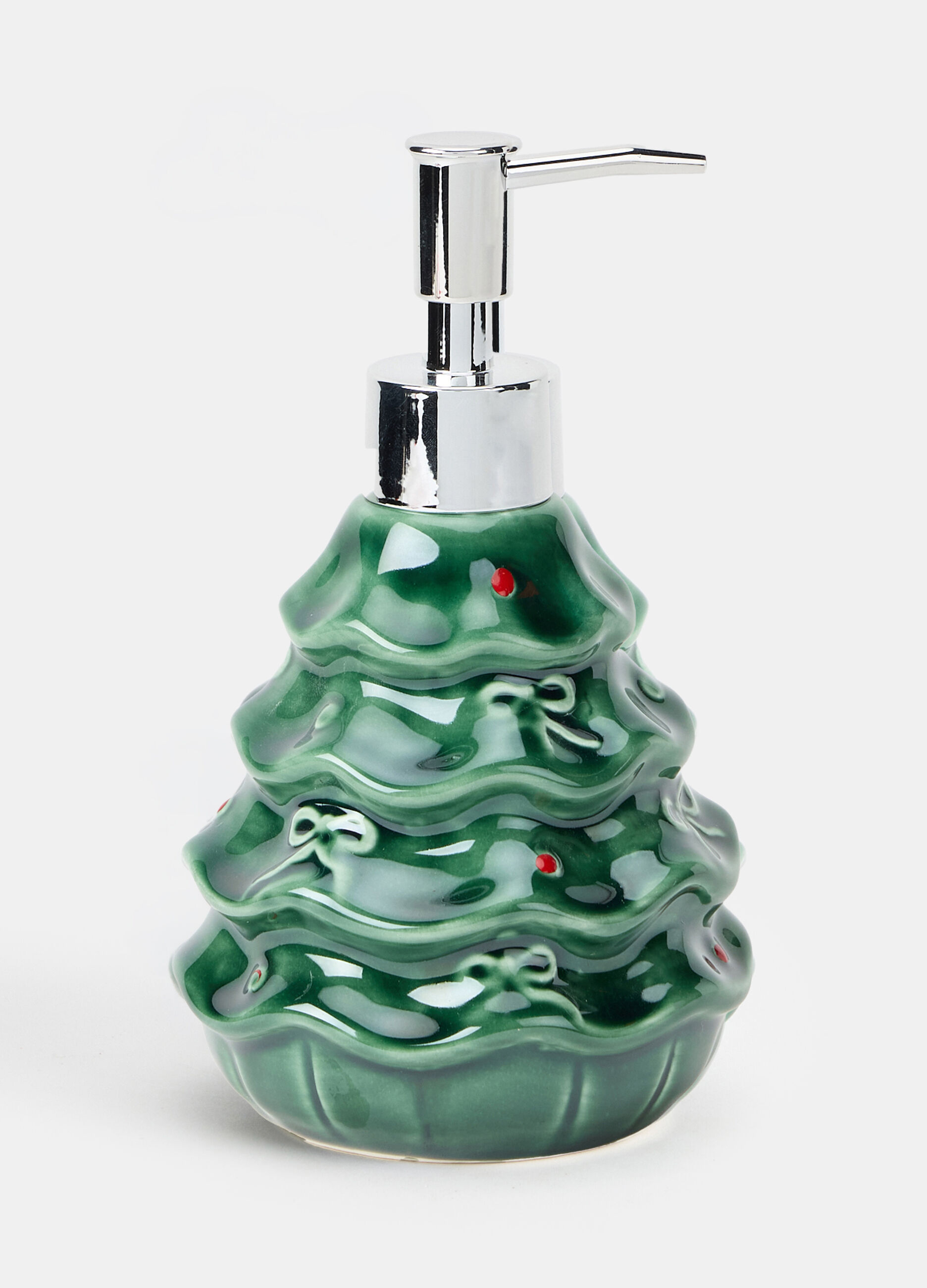 Dispenser sapone liquido natalizio in ceramica_0