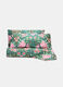 Single-bed duvet cover set in patterned cotton_0