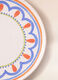 Piatto da pizza in ceramica con orlo decorato_1
