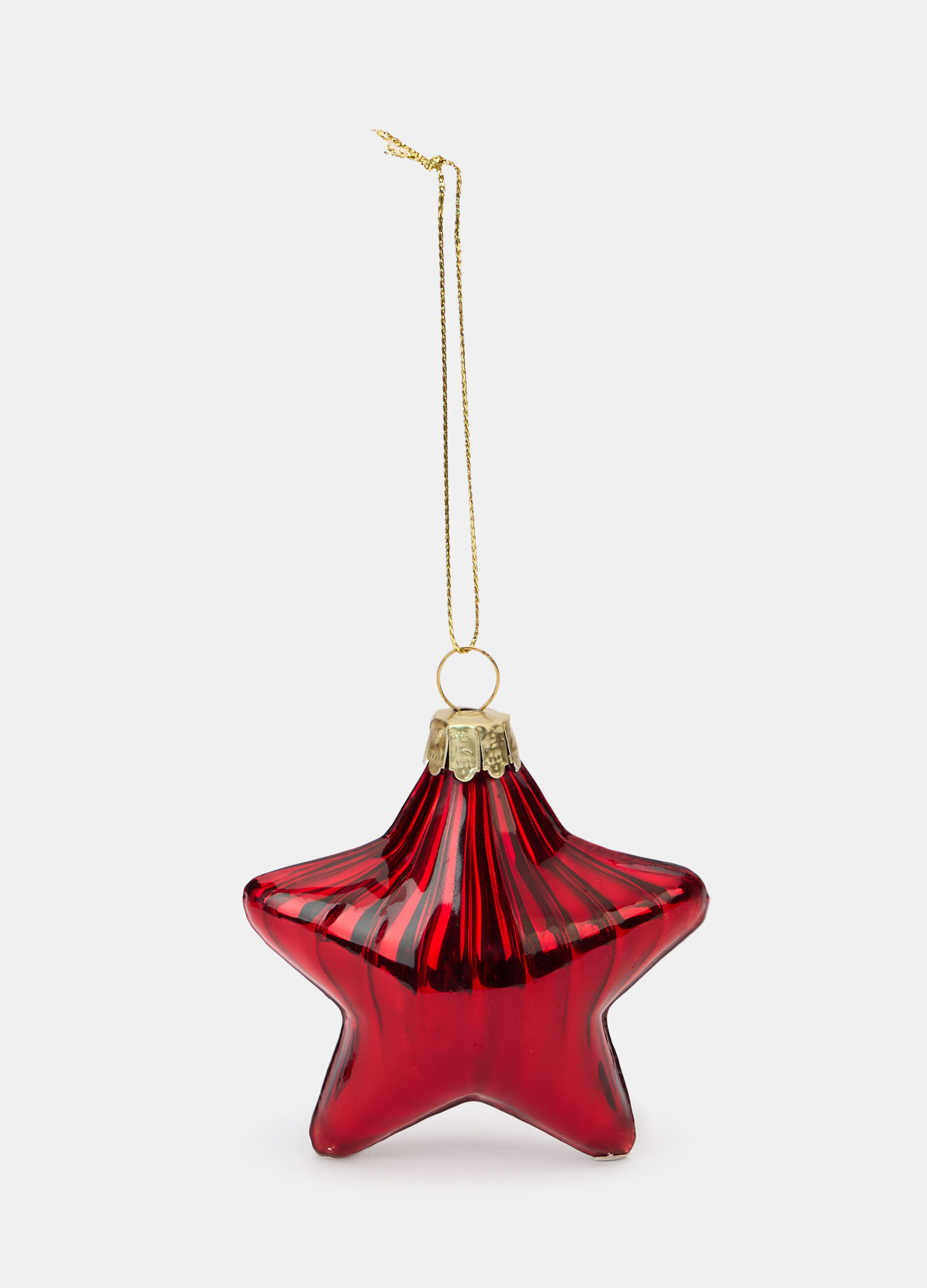 Pallina stella in vetro scanalato_0