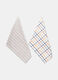 2 pack strofinacci a quadri multicolore_0