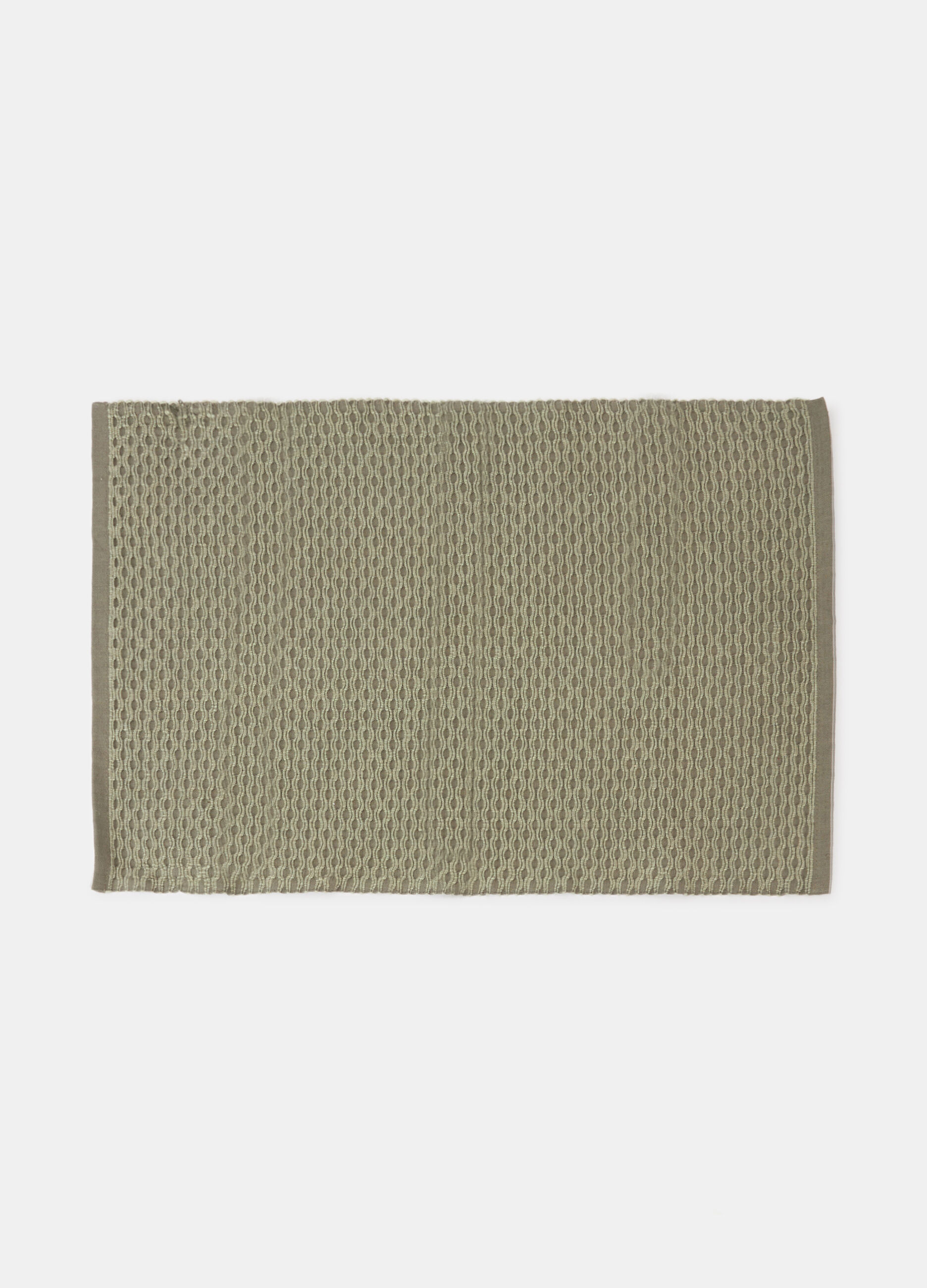 Tovaglietta rettangolare con motivo in rilievo_0
