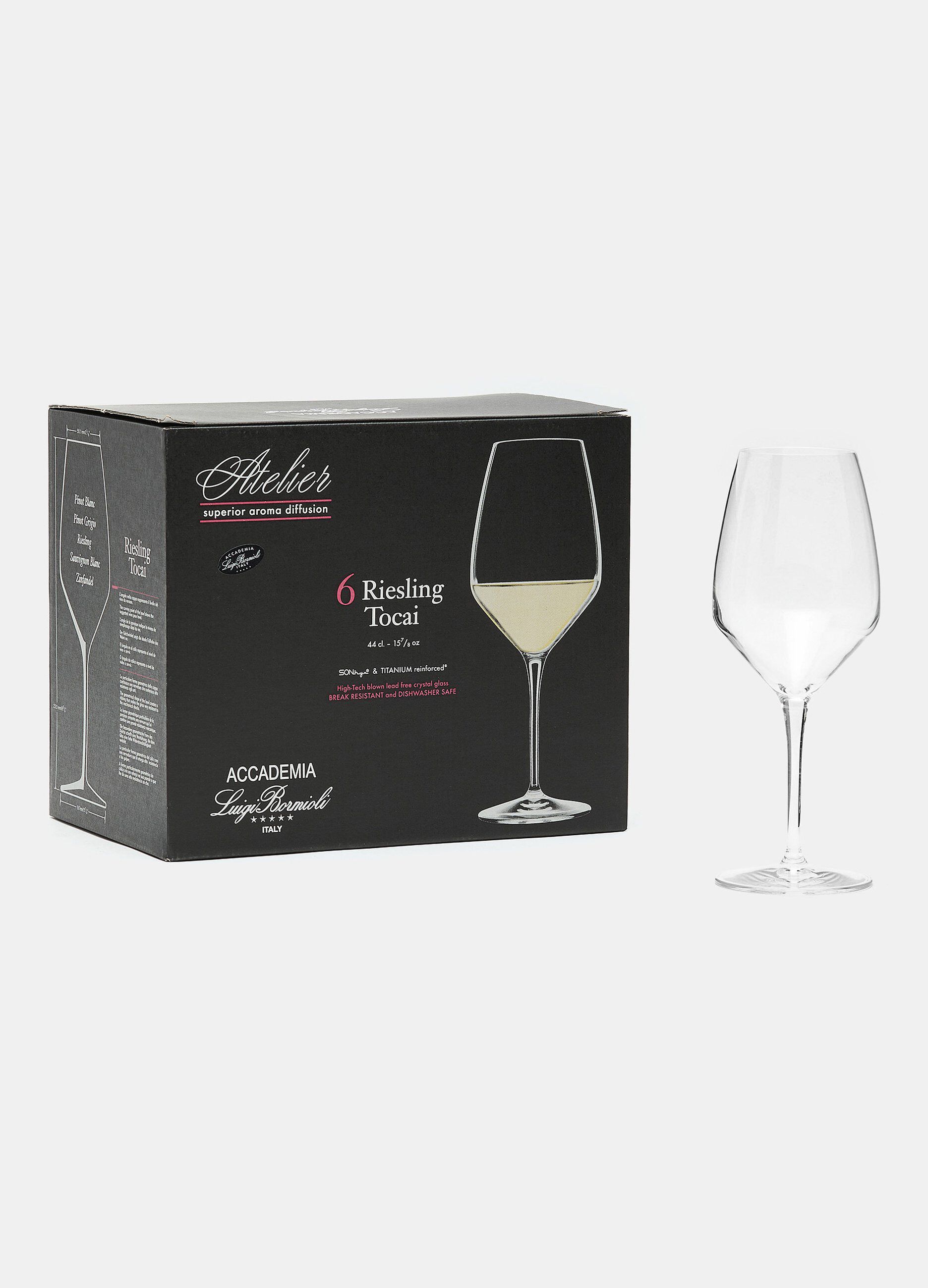 Set 6 calici da vino bianco