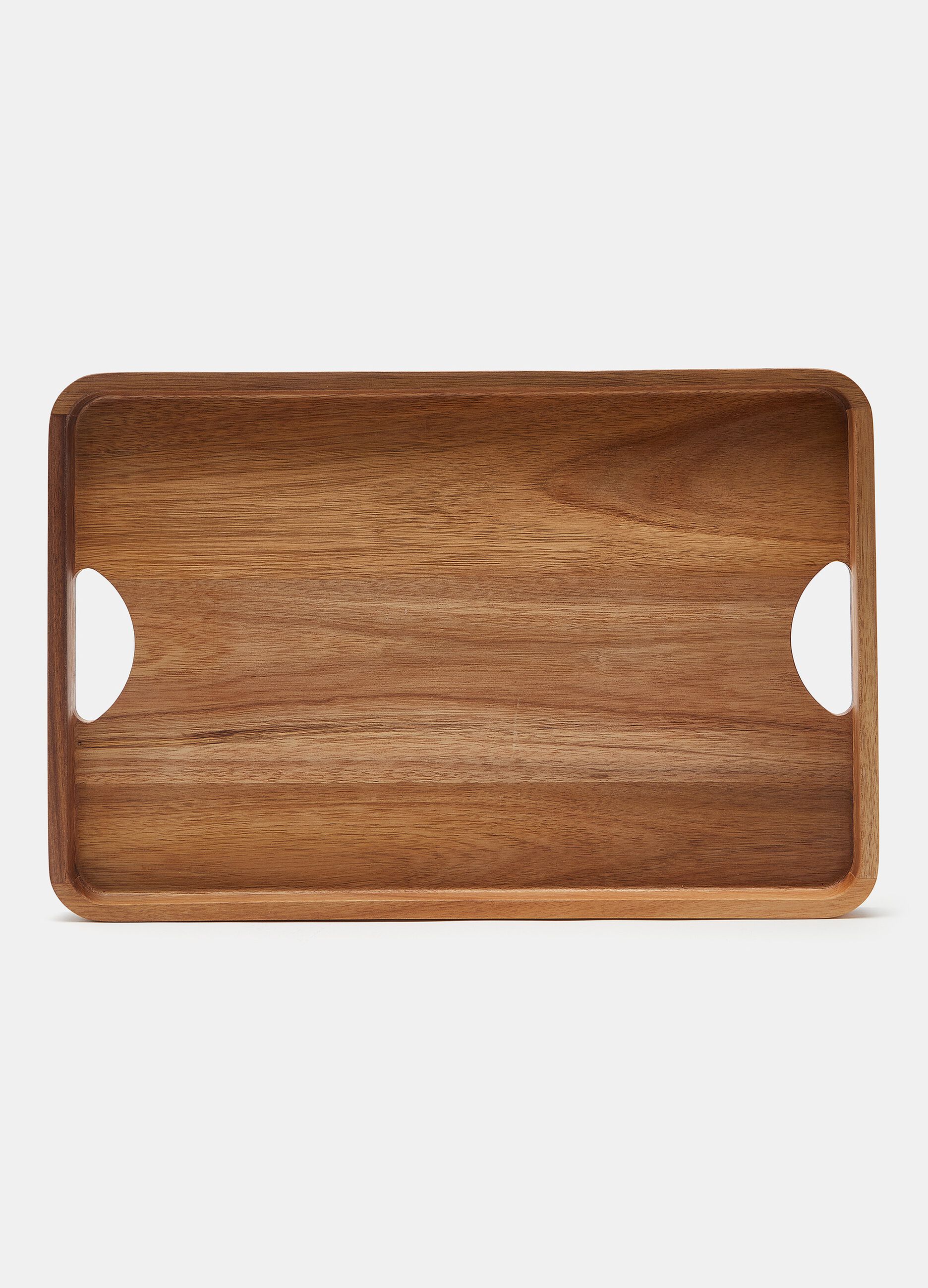 Vassoio rettangolare in legno di acacia