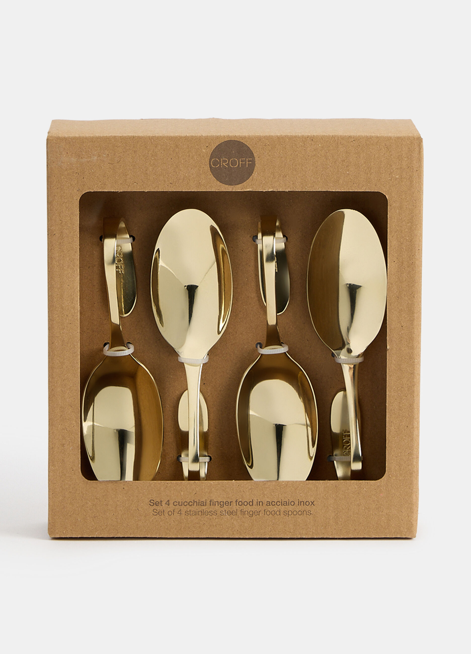 4 pack cucchiaini finger food in acciaio inox_0