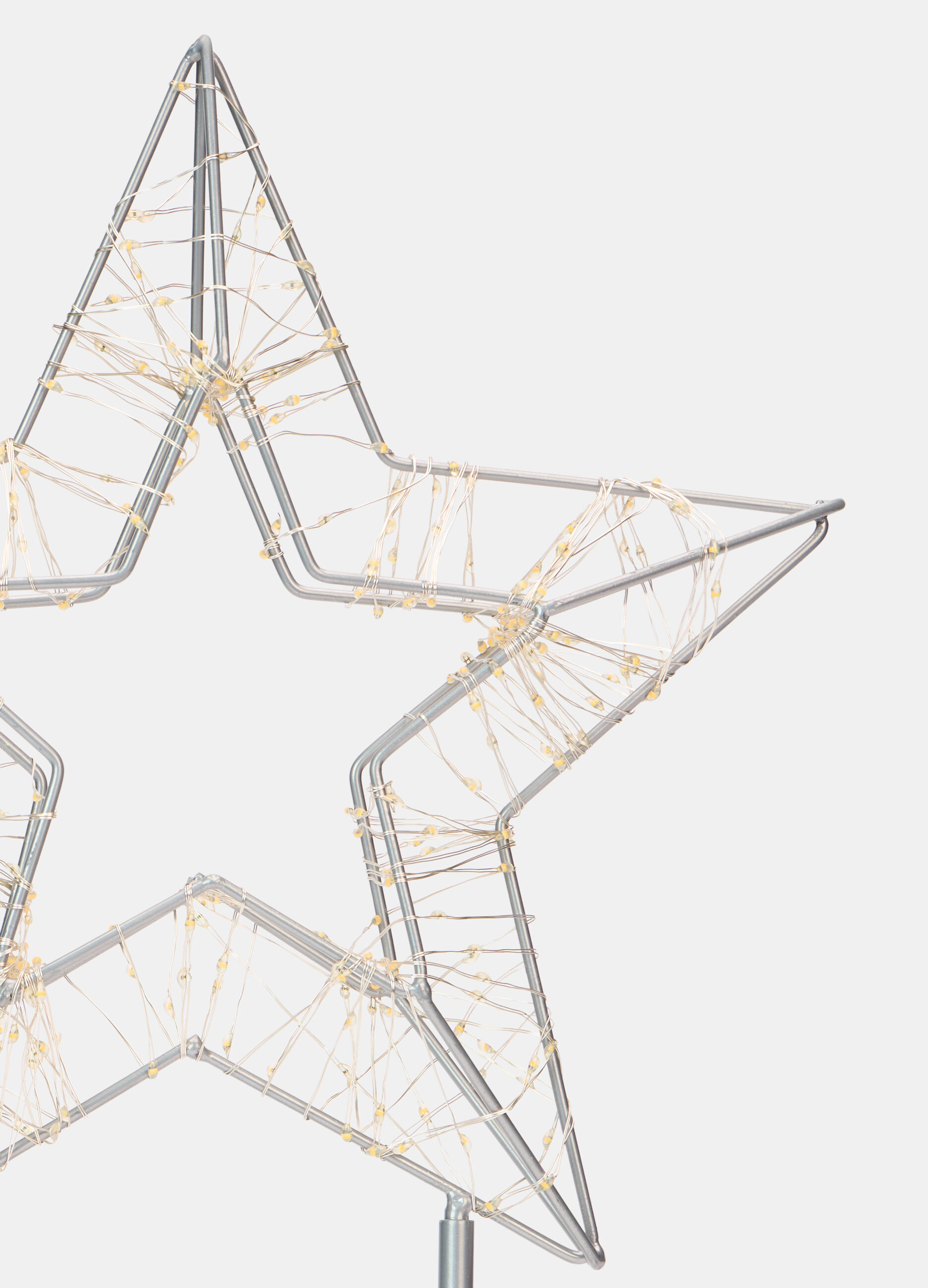 Stella in metallo con lucine_1