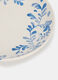 Piatto fondo con cornice floreale blu_1