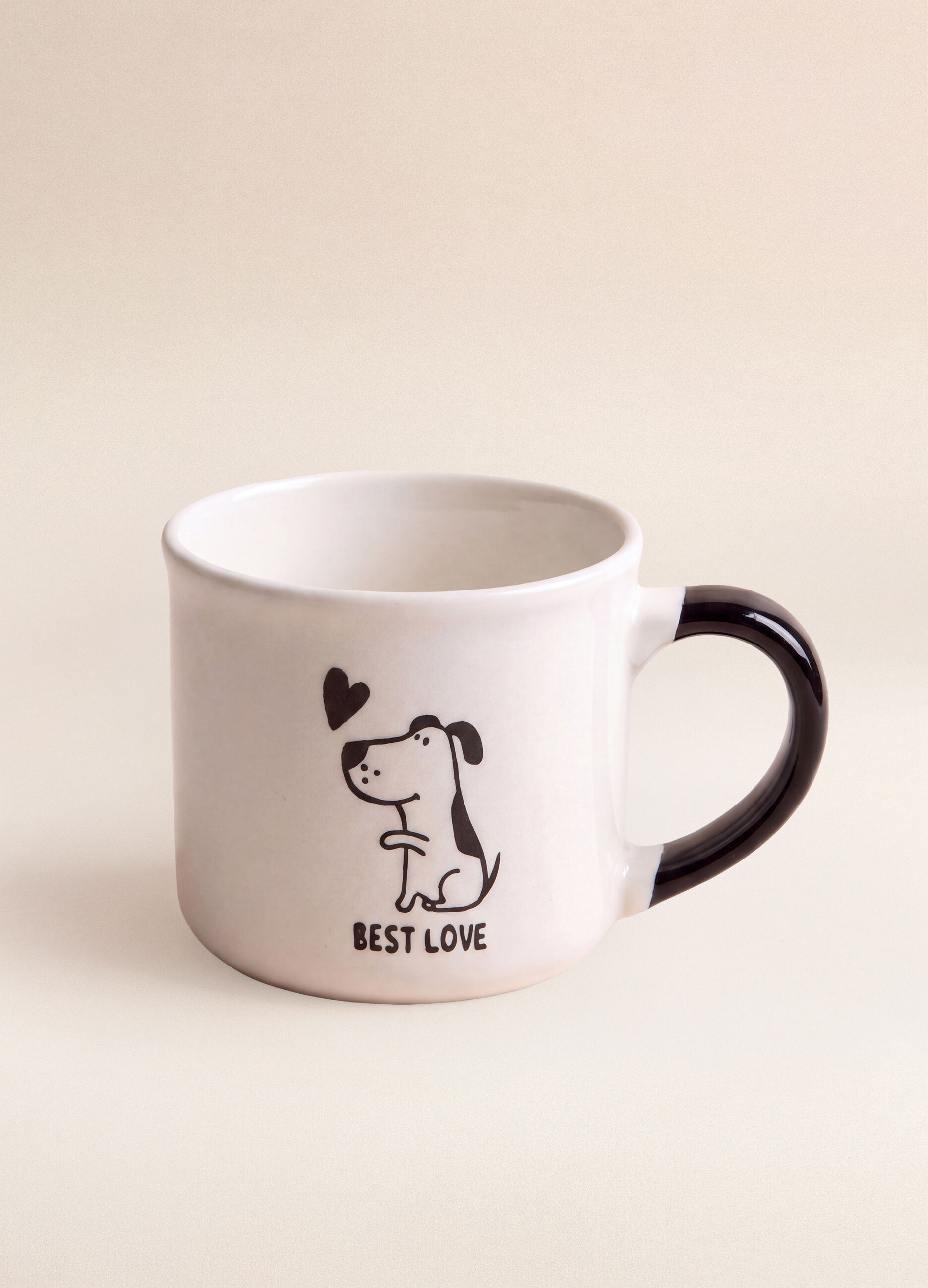 Tazzina in ceramica Best Love cane_0