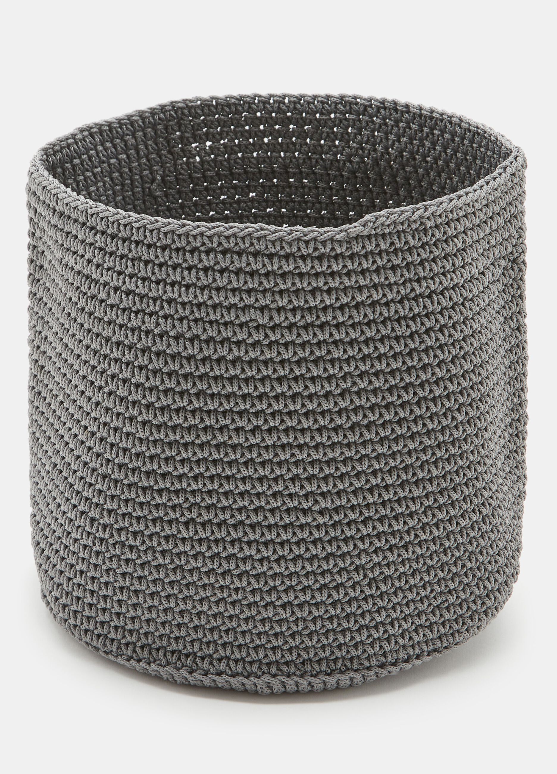Cesto portaoggetti in tessuto intrecciato_0