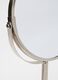 Mirror with stand in steel_1