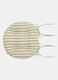 Round seat pad with leaves print_0