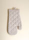 Oven mitt in mélange cotton_1