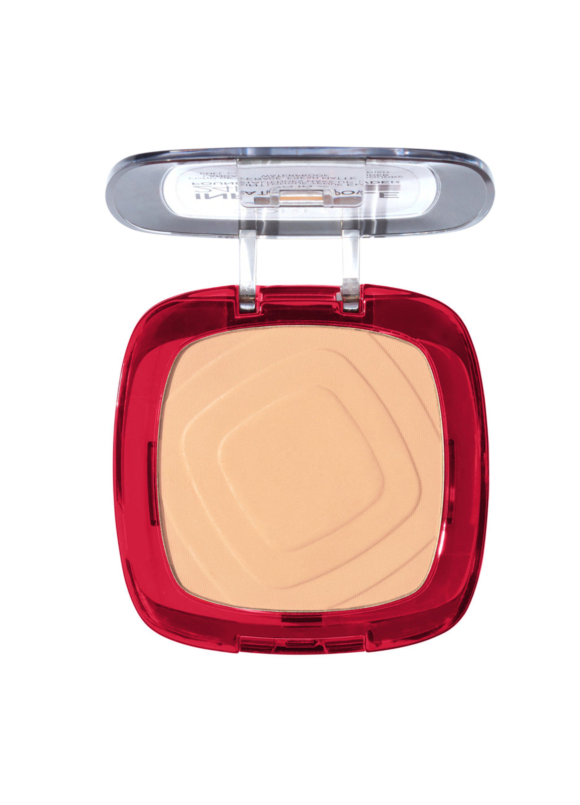 L'Oréal Paris Fondotinta compatto Infaillible 24H Fresh Wear, Formula in Polvere a Lunga Tenuta, Mask-Friendly, Low-Transfer e Waterproof, Copre come un fondotinta e opacizza come una polvere, 40 Cachemire/Cashmere.