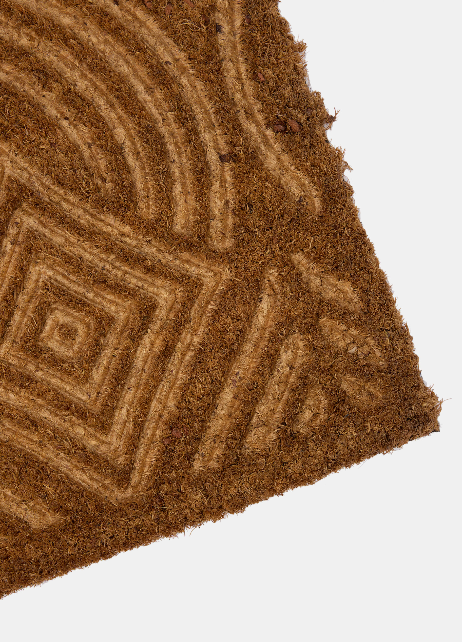 Zerbino decorato in fibra di cocco
