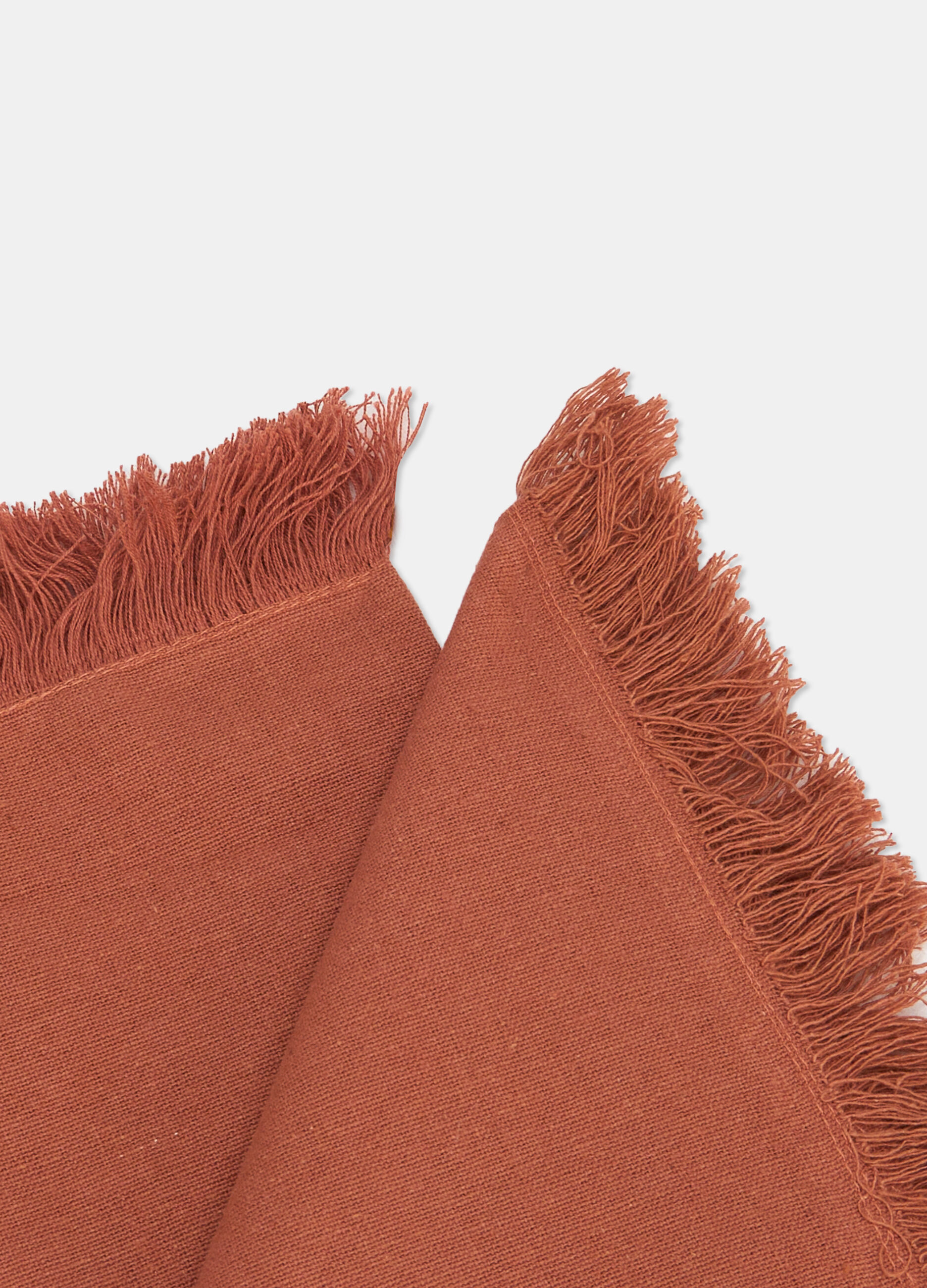 2 pack tovaglioli in cotone con frange