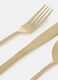 Set posate in acciaio inox dorato_2