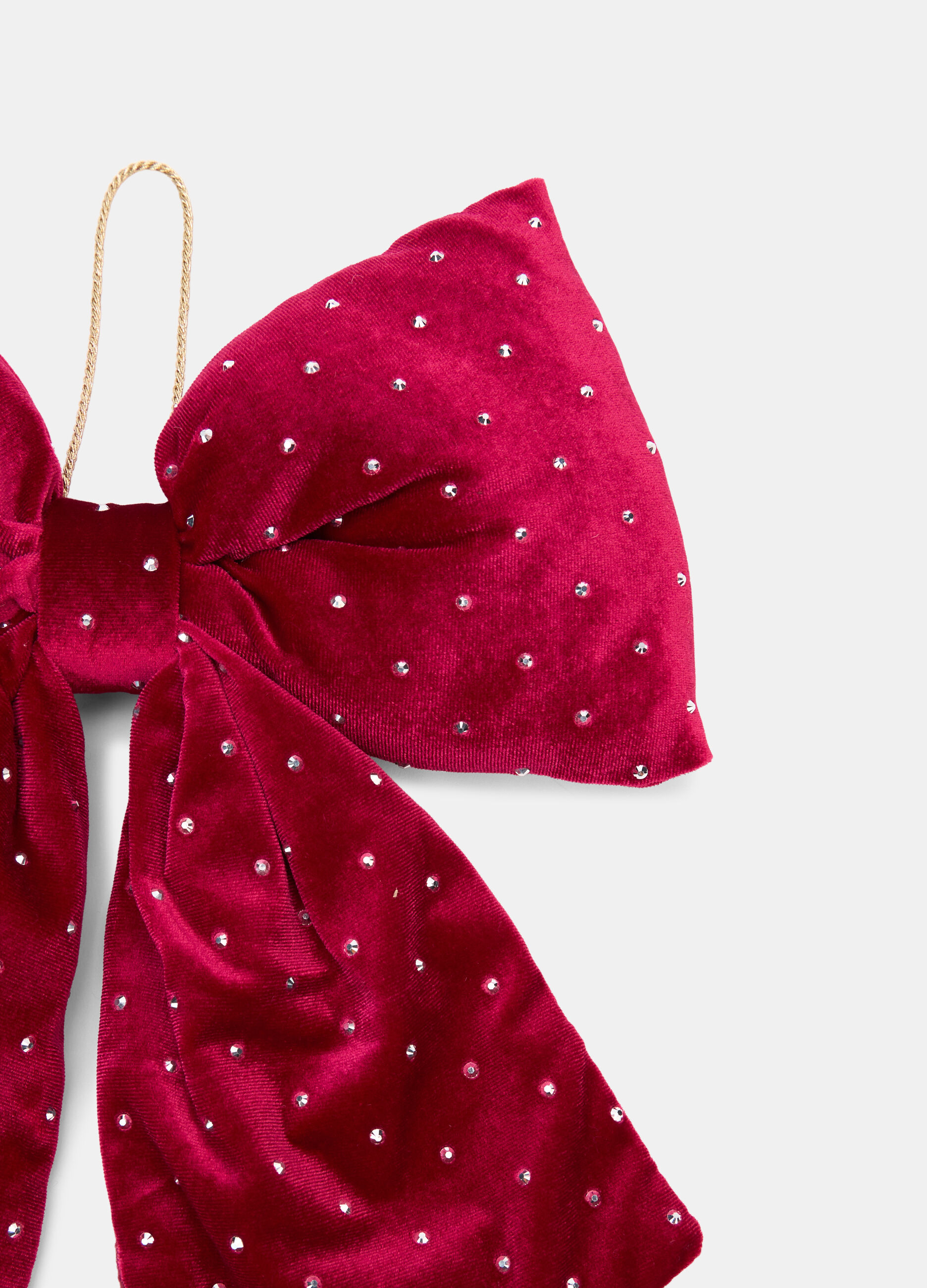 Fiocco grande in velluto con perline_1