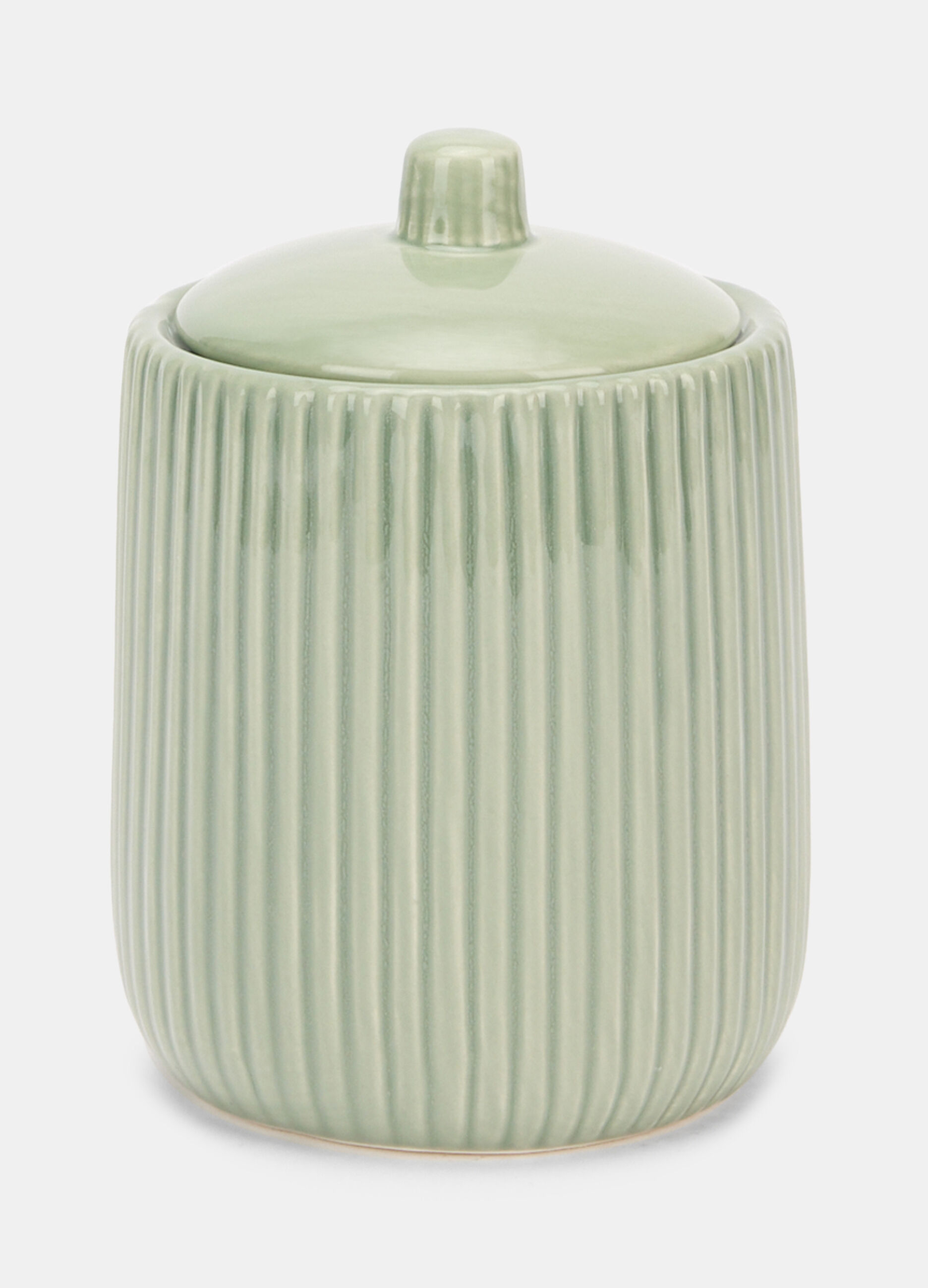 Barattolo in ceramica con coperchio_0