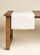 Organic cotton table runner with fringe_1