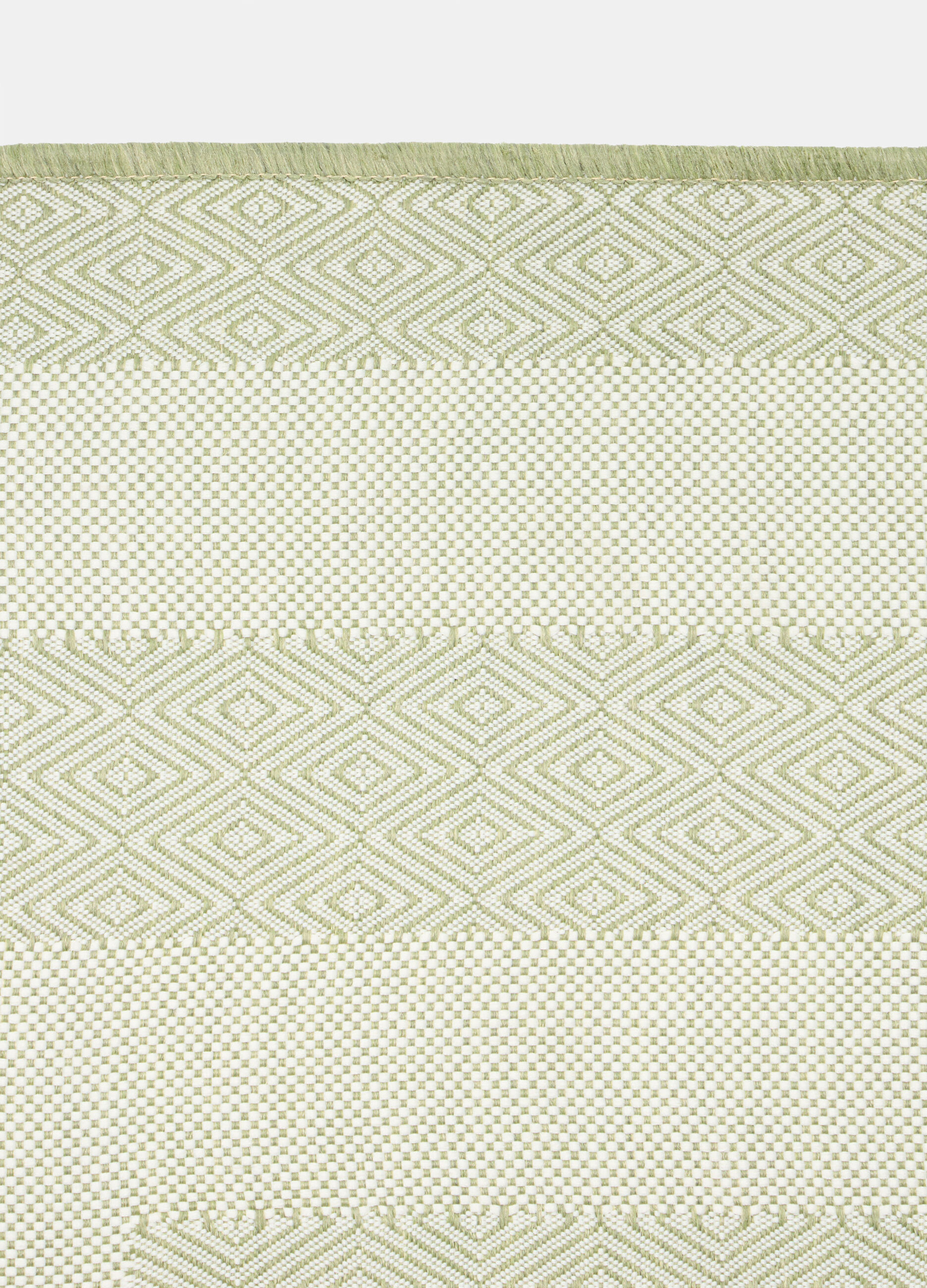 Tappeto da esterni con decoro rombi_1