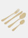 Set posate in acciaio inox dorato_1