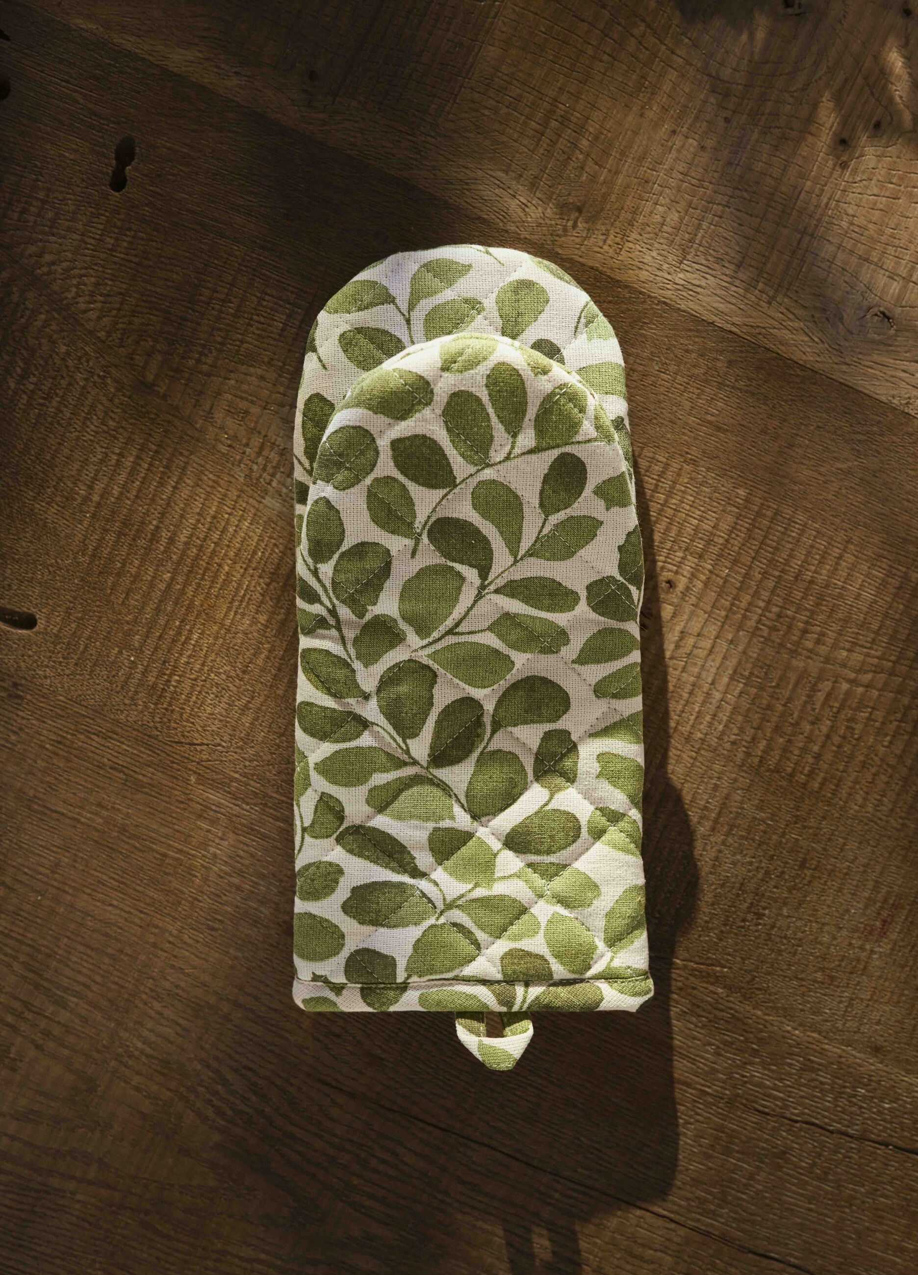 Foliage glove in 100% organic cotton_0