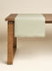 Organic cotton table runner with fringe_1