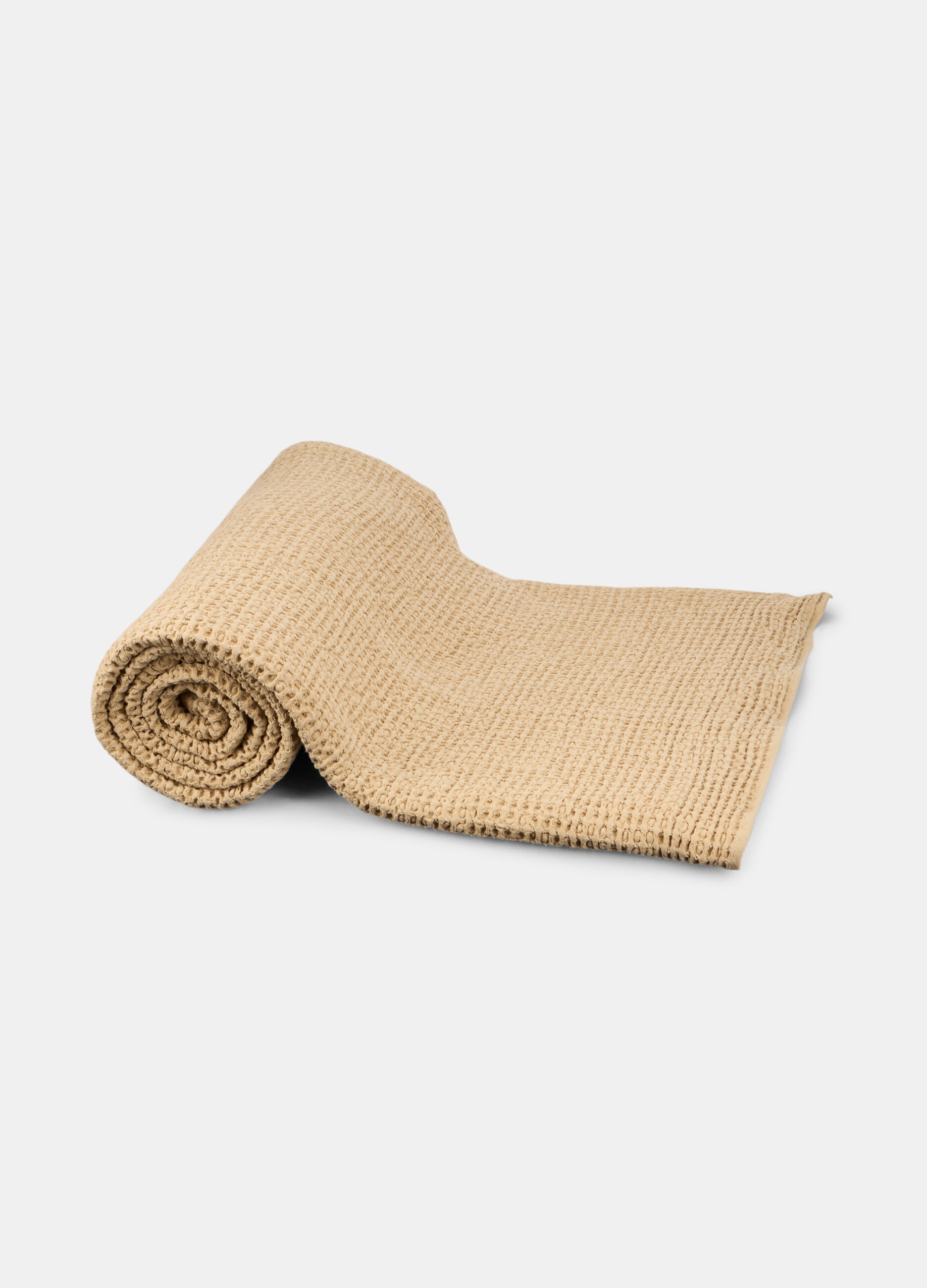 Coperta singola in cotone a nido d'ape_1