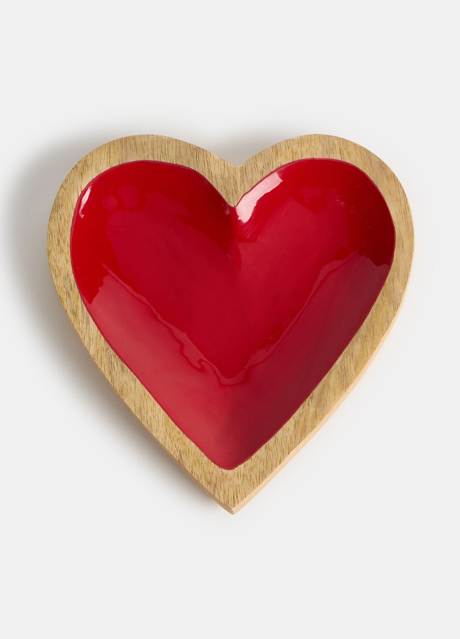 Cuore piccolo in legno e smalto colorato_0