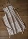 Checked cotton apron_0
