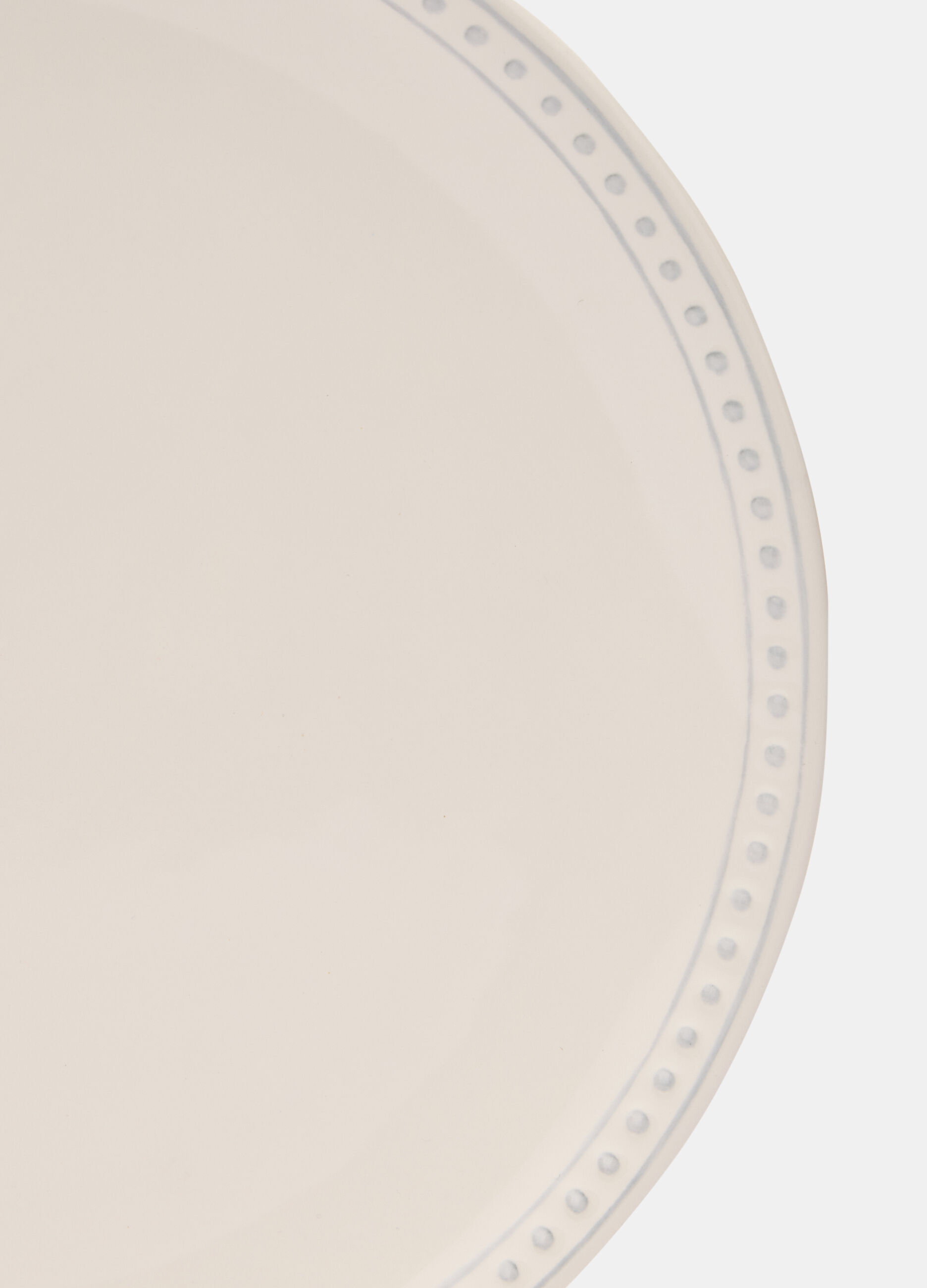 Piatto piano in ceramica con bordo_1