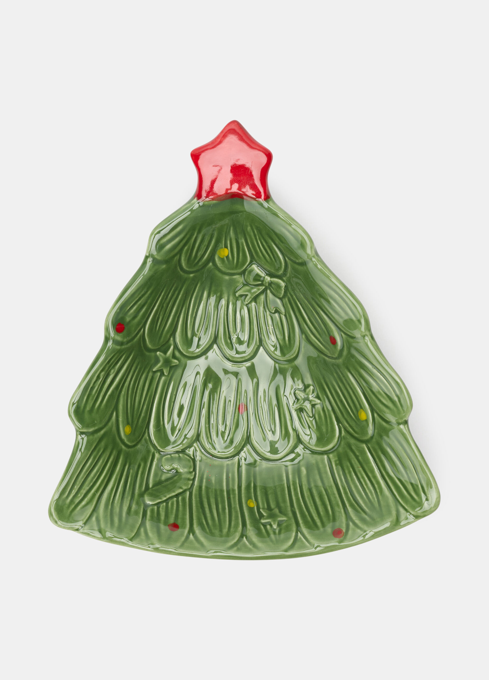 Vassoietto albero di Natale in ceramica colorata_0