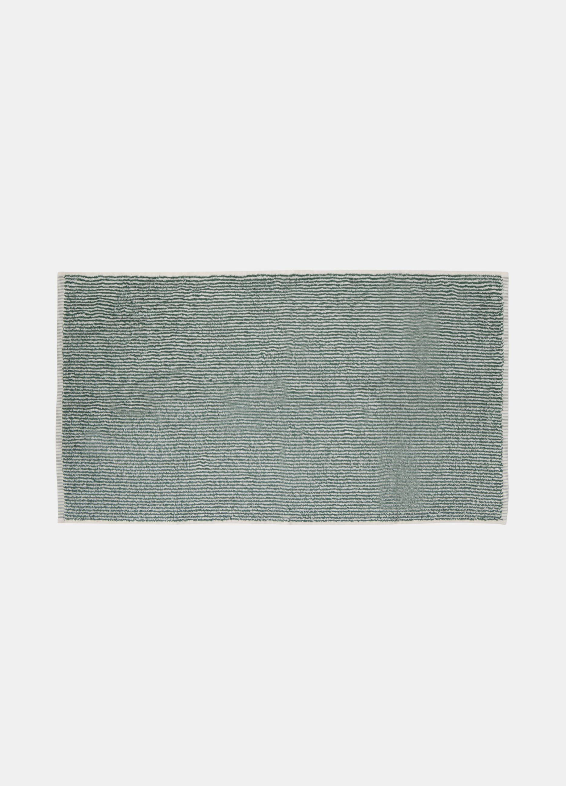 Asciugamano mani in cotone e bamb&ugrave; a righe_1