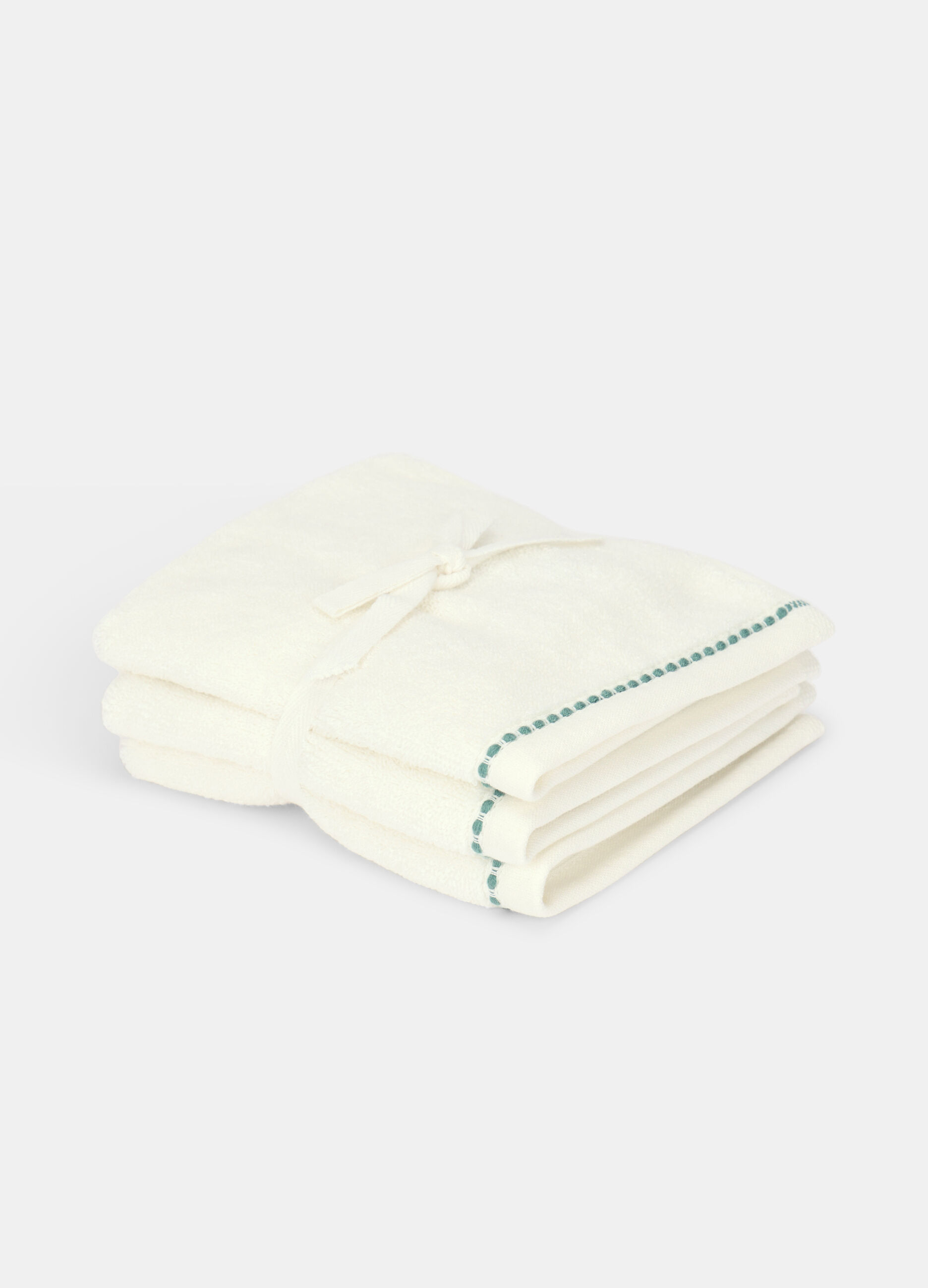 Set salviette in spugna di cotone_0