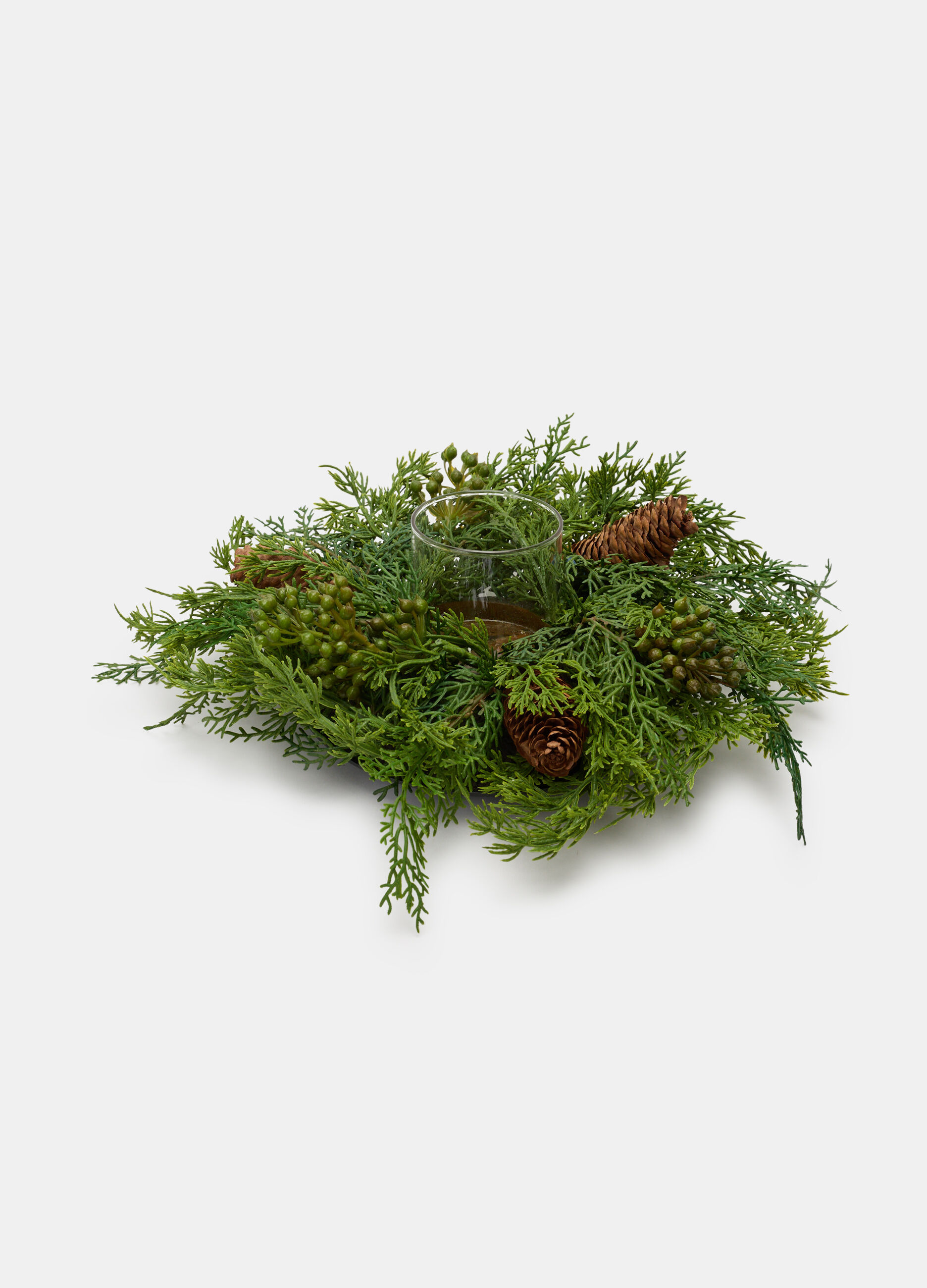 Ghirlanda centrotavola grande con portacandela_0