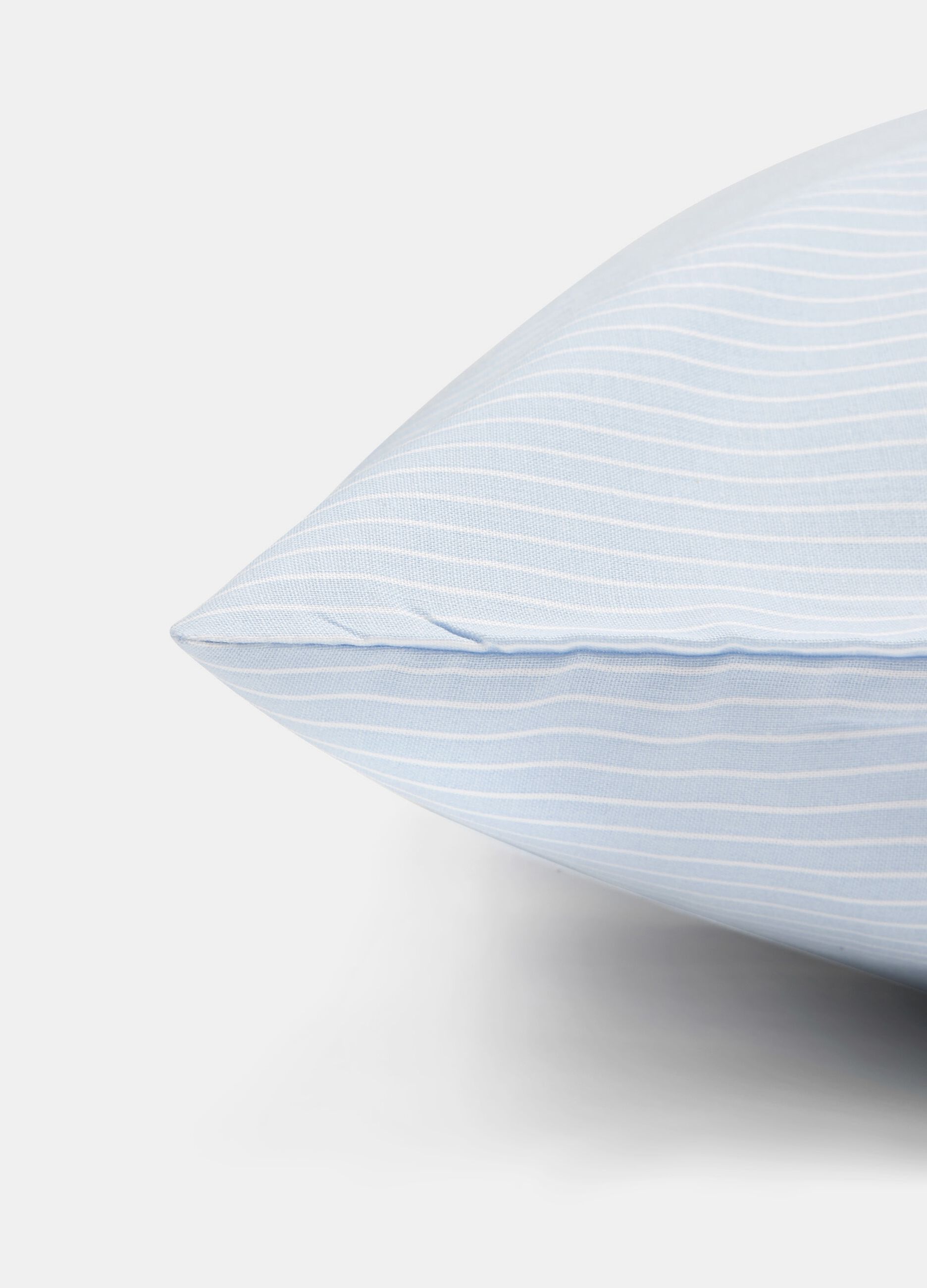 Pure Cotton Pillowcase with Micro Stripe Pattern_1