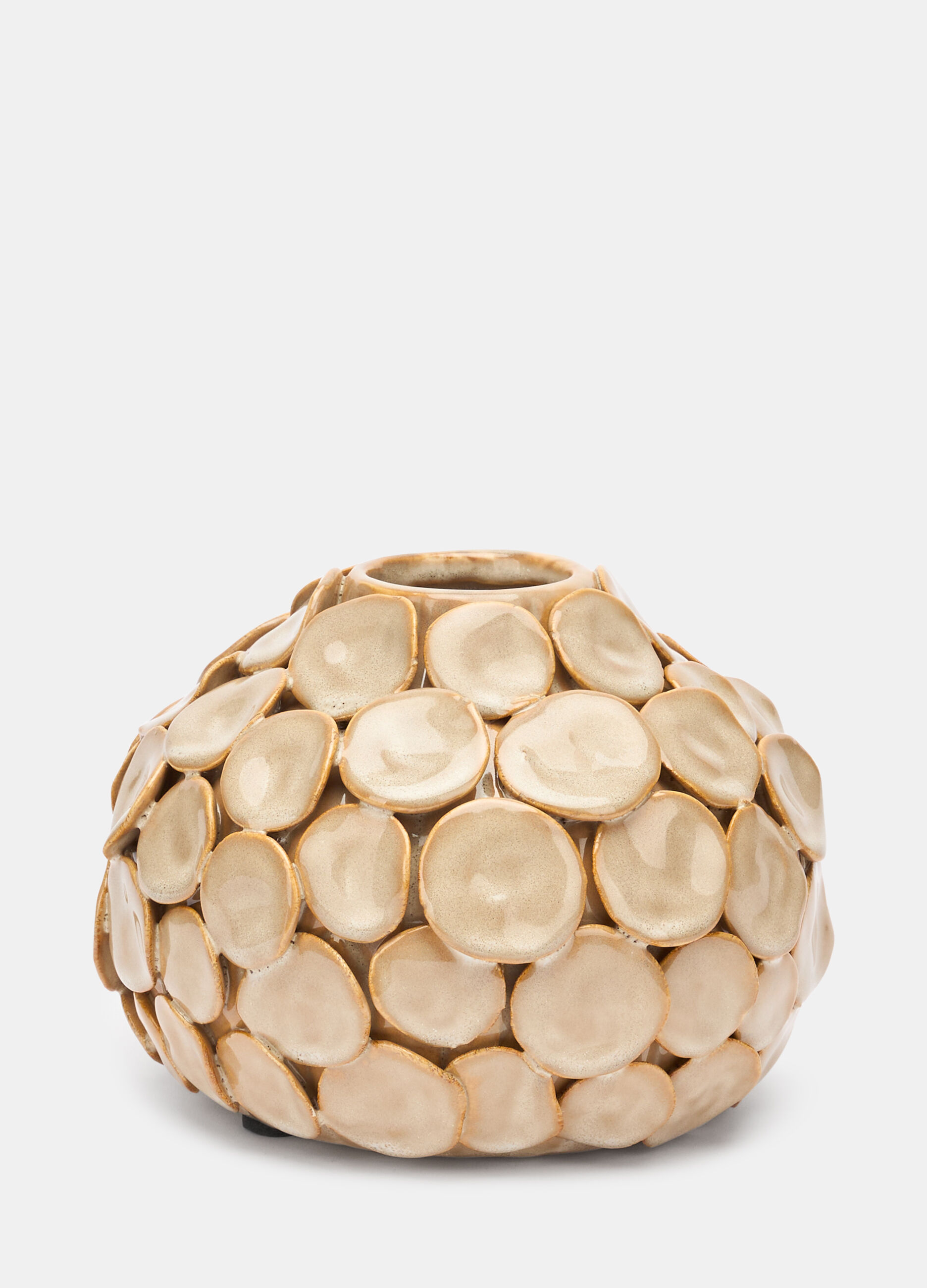 Vaso decorato in ceramica smaltata_0