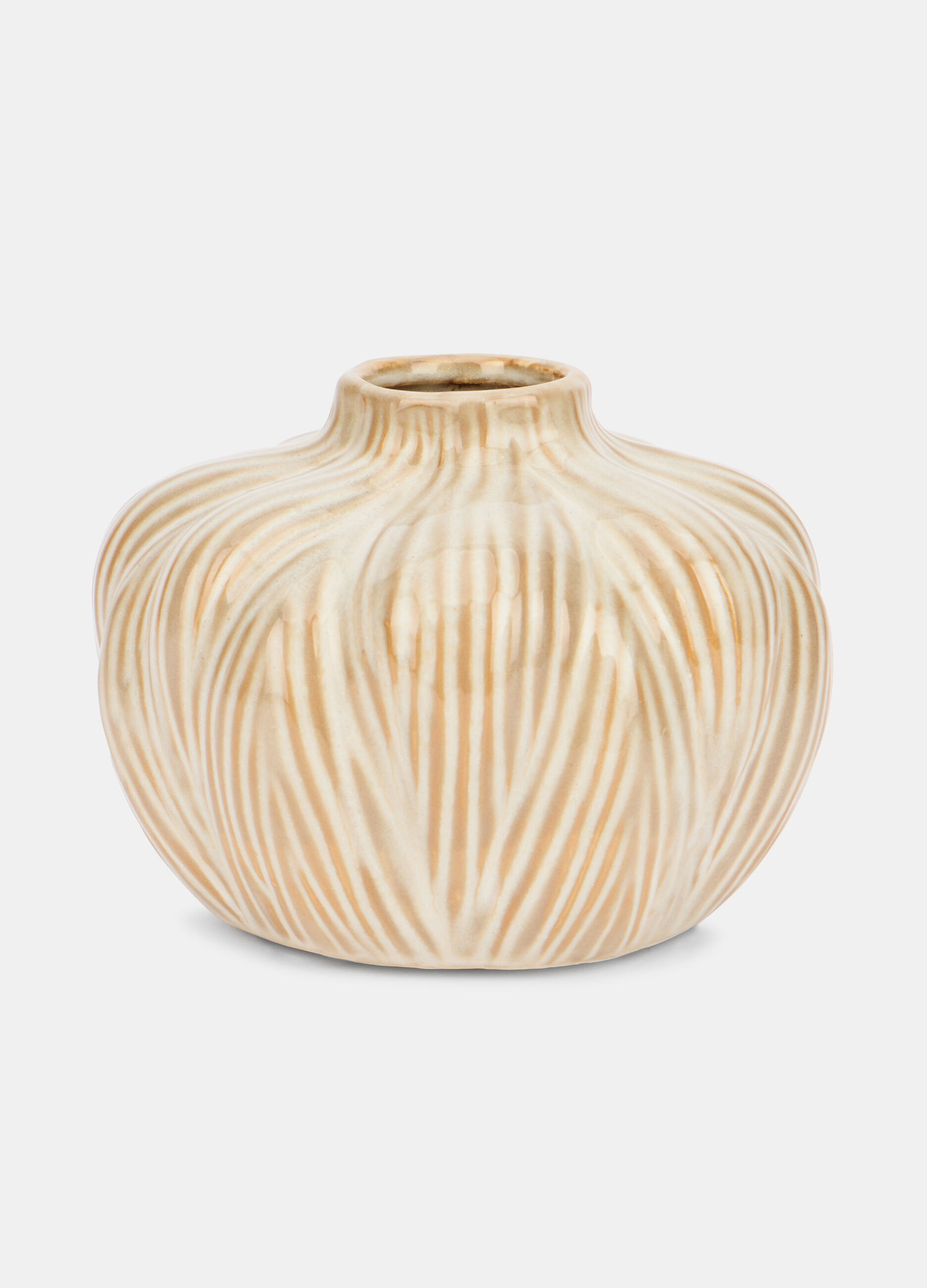 Vaso in ceramica scanalata_0