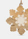 Ornamento fiocco di neve in legno_1